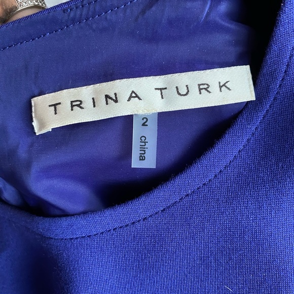 Trina Turk Peplum Dress - excellent condition! - Picture 5 of 8